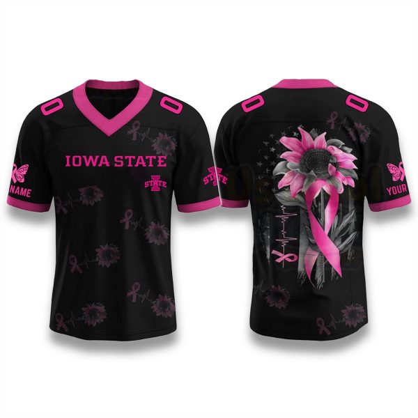 Iowa State Cyclones Breast Cancer Awareness Month 2025 Jersey 1