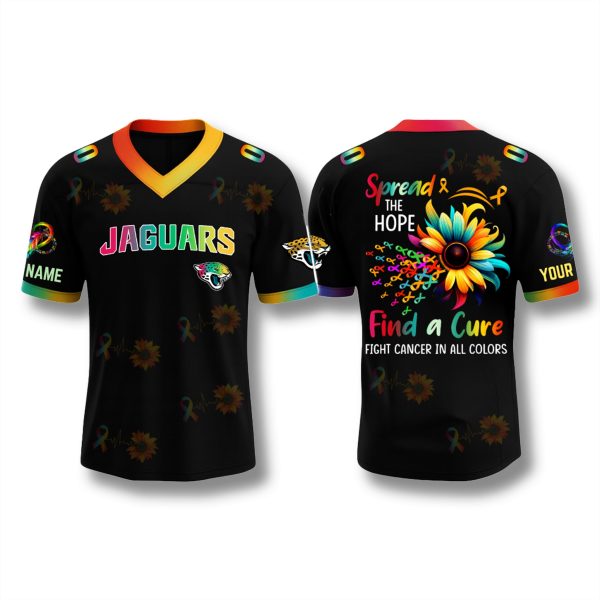 Jacksonville Jaguars Fight Cancer In All Color Jersey 2025