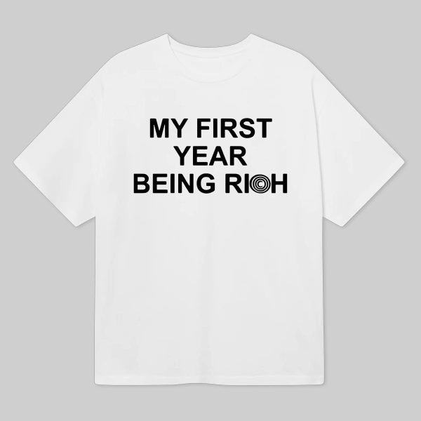 Jalen Carter My First Year Being Rich Shirt 6