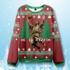 Jesus He Is Rizzin Basketball Ugly Christmas Sweater 1