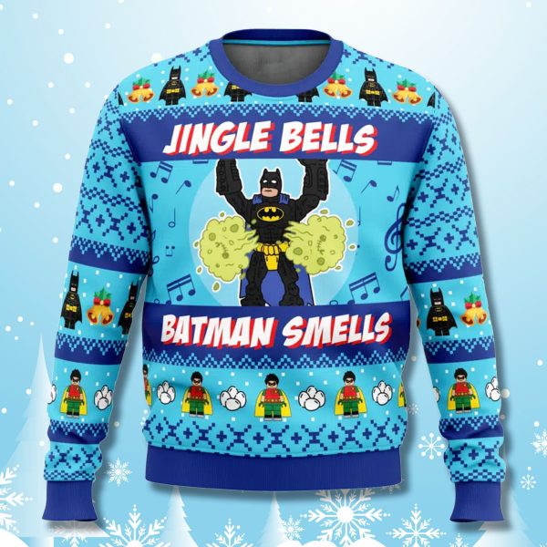 Jingle Bells Batman Smells Ugly Christmas Sweater