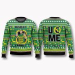John Cena Never Give Up Earn It Ugly Christmas Sweater