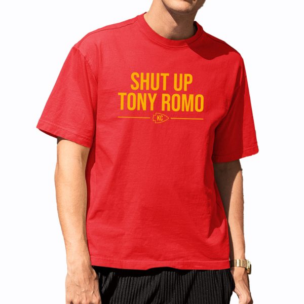 KC Chiefs Shut Up Tony Romo Shirt 3