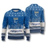 KC Royals Vintage Logo Ugly Christmas Sweater