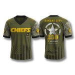 Kansas City Chiefs x 250th US Army Birthday Jersey