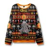 LOTR Gandalf One Christmas To Jingle Them All Ugly Sweater 2