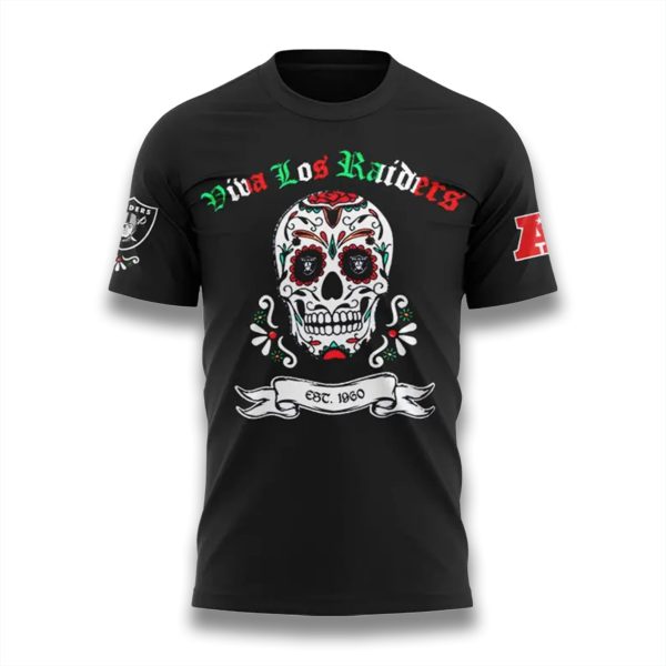 Las Vegas Raiders Latino Heritage Month Viva los Raiders Shirt 2025