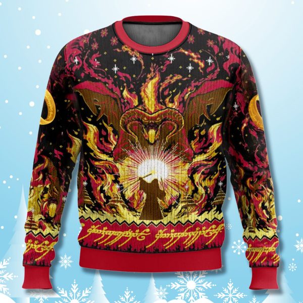 Lord Of The Ring Balrog Ugly Christmas Sweater