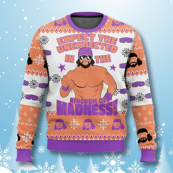 Macho Man The Kingdom Of Madness Ugly Sweater 2