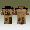 Miami Dolphins USMC 250th Anniversary Camo Jersey