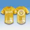 Milwaukee Brewers Childhood Cancer Awareness 2025 Jersey 2
