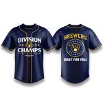 Milwaukee Brewers NL Central Champions Jersey 2025