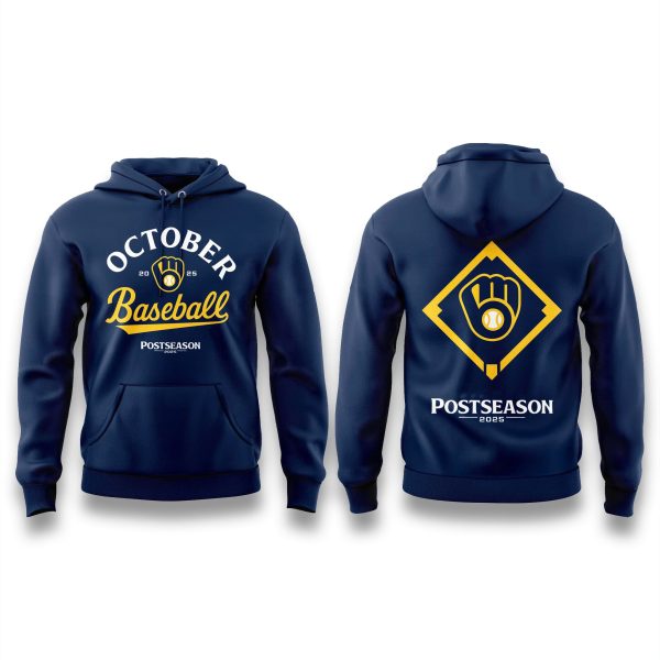 Milwaukee Brewers Postseason October Baseball Shirt Hoodie 1
