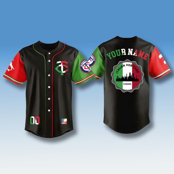 Minnesota Twins x Italian Heritage Month Jersey 2025 1