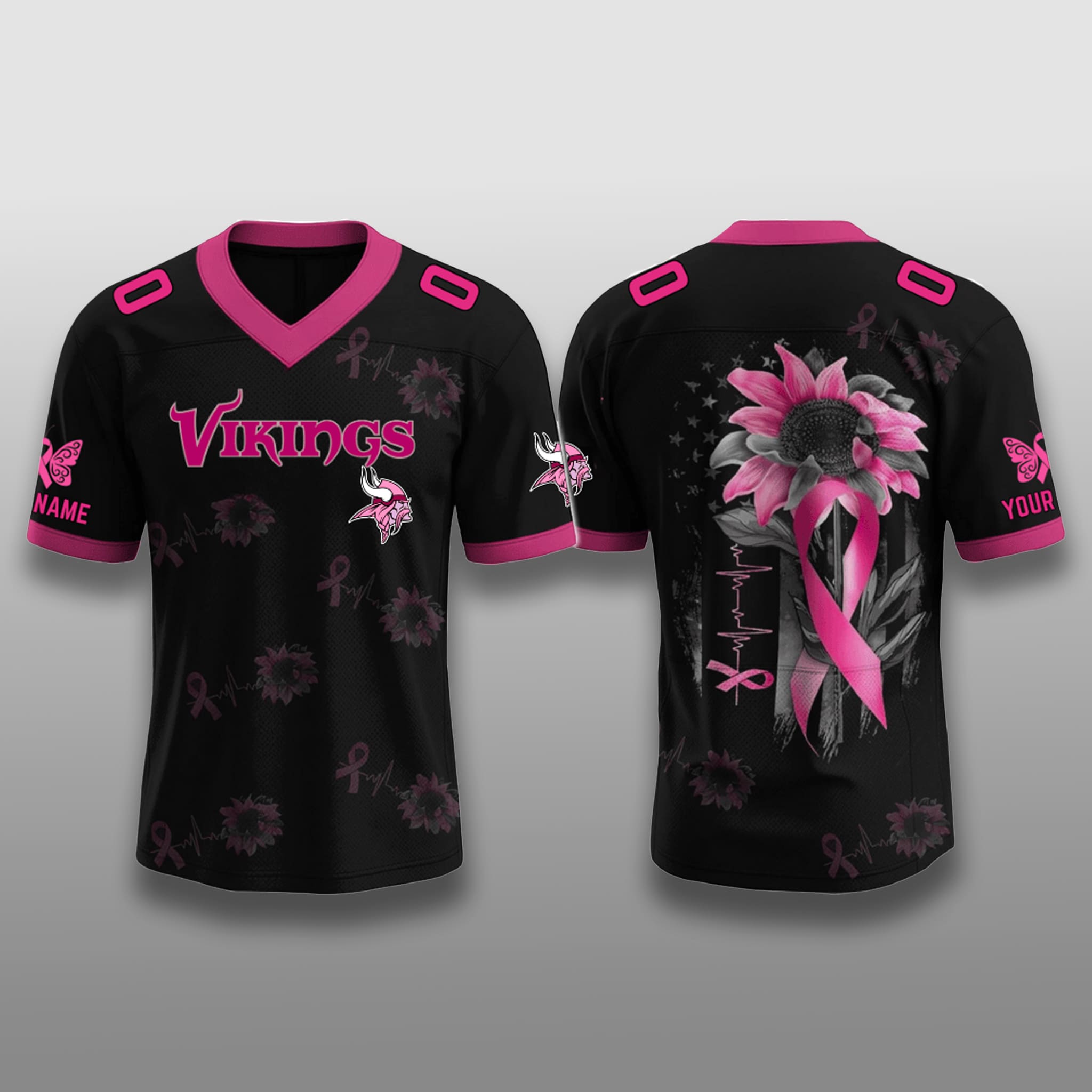 Minnesota Vikings Breast Cancer Awareness Month Jersey 2025 Minnesota Vikings Breast Cancer Awareness Month Jersey 2025