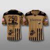 Minnesota Vikings USMC 250th Birthday Jersey 2025 1