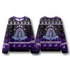 Moon Phase Bat Ugly Christmas Sweater 1