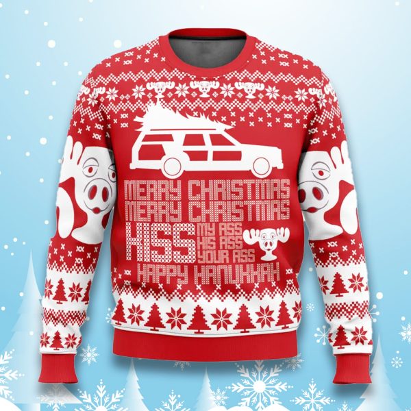 National Lampoons Vacation Funny Ugly Christmas Sweater 2