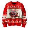 Nebraska Cornhuskers Go Big Red Ugly Christmas Sweater 1
