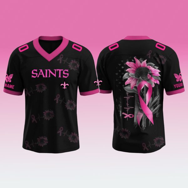 New Orleans Saints X Breast Cancer Awareness Month Jerey 2025