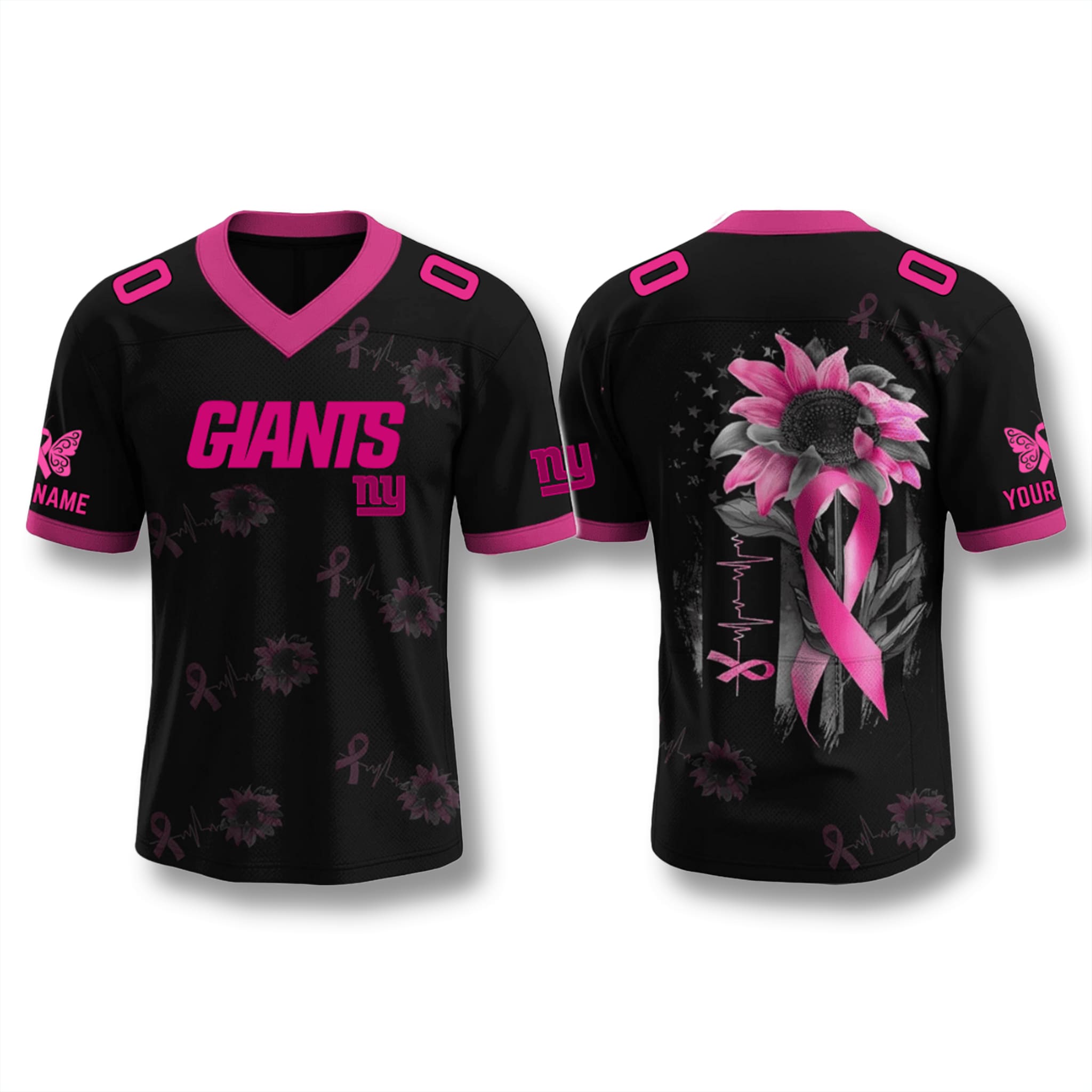 New York Giants Breast Cancer Awareness Month 2025 Jersey New York Giants Breast Cancer Awareness Month 2025 Jersey