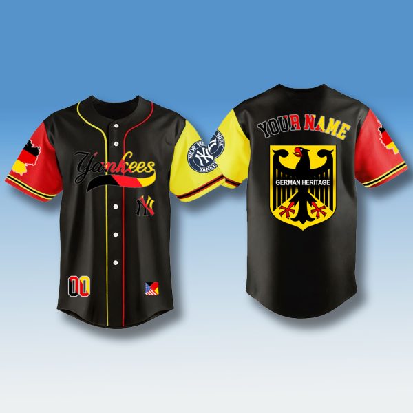 New York Yankees x German Heritage Night 2025 Jersey 1