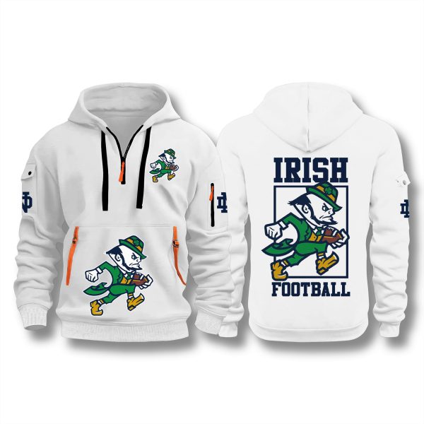 Notre Dame Fighting Irish Leprechaun 2025 Collection Zip Hoodie 1