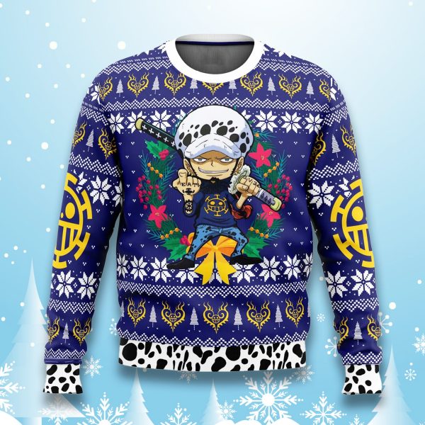 One Piece Trafalgar Law Ugly Christmas Sweater