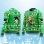 One Piece Zoro Green Ugly Christmas Sweater