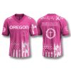 Oregon Ducks Breast Cancer Awareness Month 2025 Jersey 1