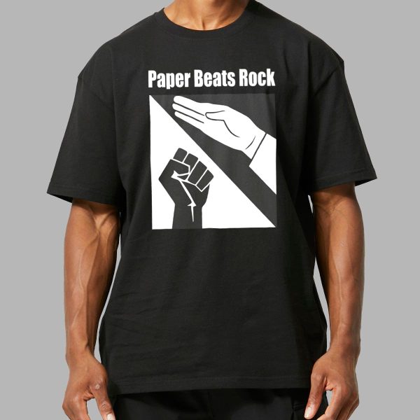 Paper Beats Rock Funny Shirt 6