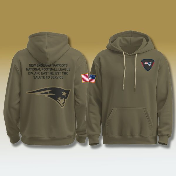 Patriots Salute To Service 2025 Hoodie