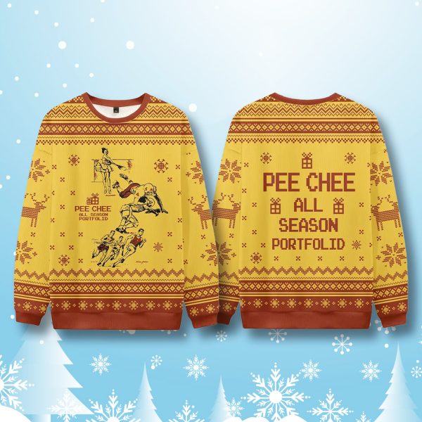 Pee Chee All Season Portfolid Ugly Christmas Sweater 1