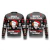 Pennywise IT Derry Christmas Santa Clown Is Here Ugly Sweater 1