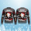 Pennywise IT Derry Christmas Santa Clown Is Here Ugly Sweater 2