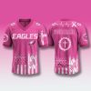 Philadelphia Eagles x Breast Cancer Awareness Pink Jersey 2025