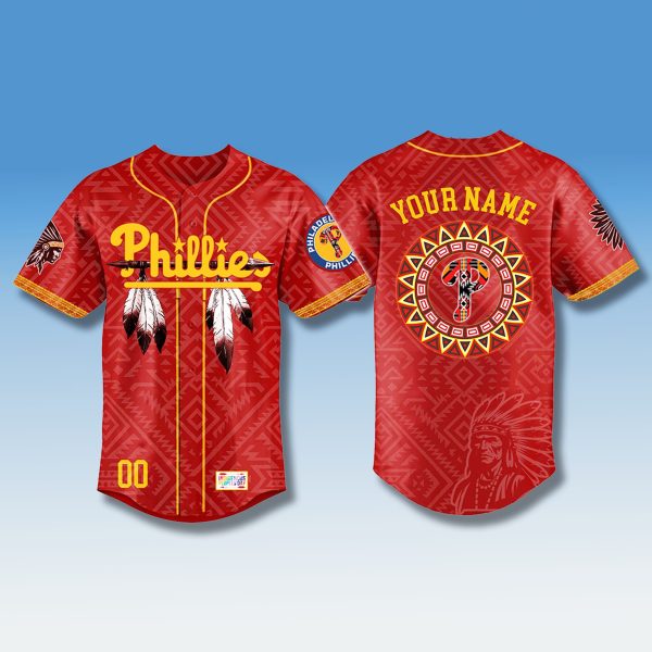 Philadelphia Phillies Indigenous Native American Heritage 2025 Jersey