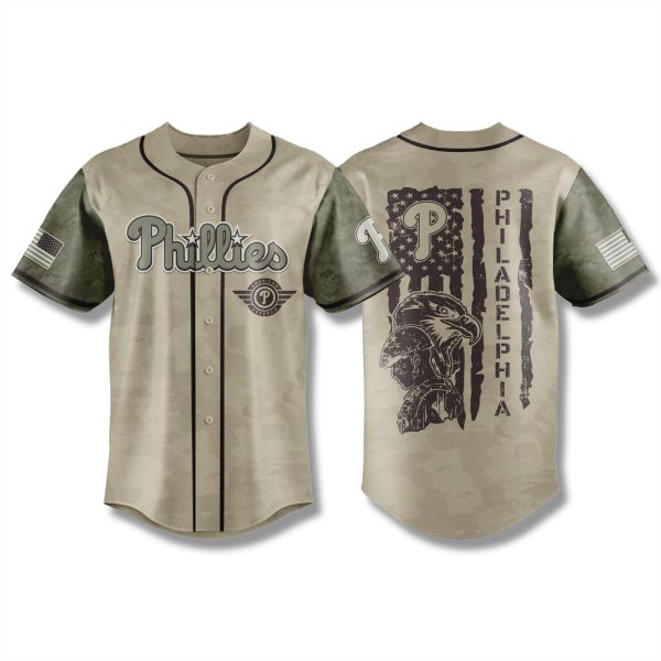 Philadelphia Phillies Military Appreciation Night 2025 Jersey 1