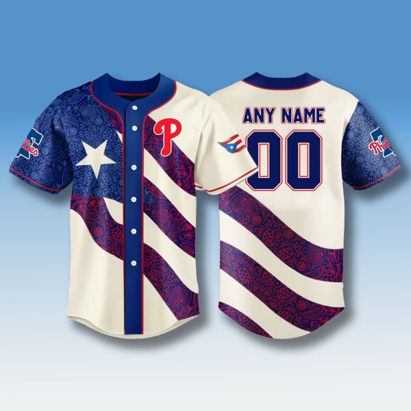 Philadelphia Phillies Puerto Rican Heritage Jersey 2025
