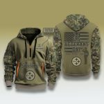 Steelers US Veteran Day 2025 Zip Hoodie