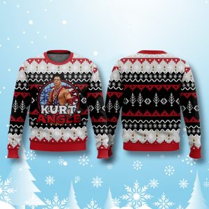 Kurt Angle Legend Ugly Christmas Sweater 1