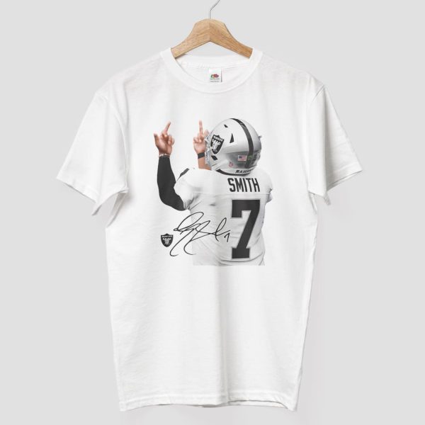 Raiders Geno Smith Middle Finger Shirt 3