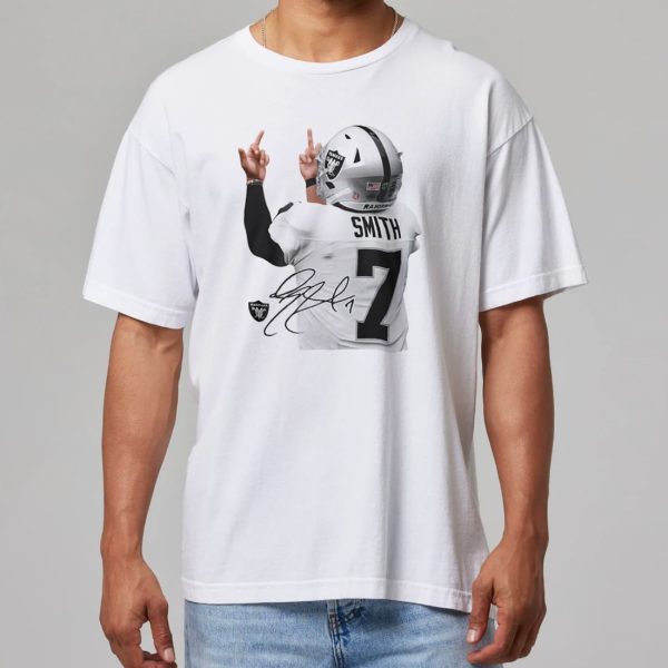 Raiders Geno Smith Middle Finger Shirt 9