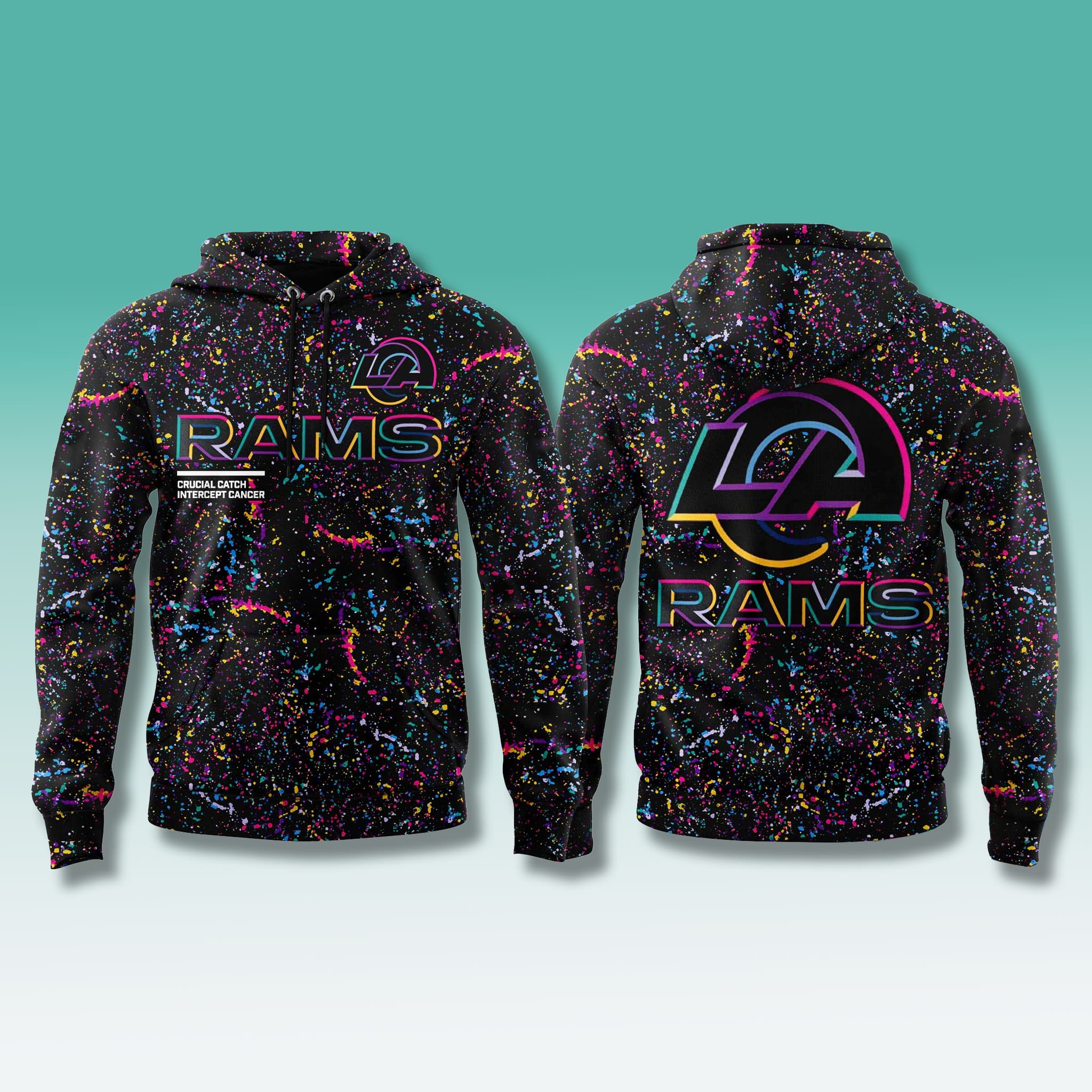Rams Crucial Catch Hoodie 2025 1 Rams Crucial Catch Hoodie 2025 1