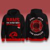 Rams Firefighter Appreciation Night 2025 Hoodie