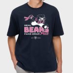 Real Bears Fans Wear Pink Breast Cancer Awareness Shirt 2025