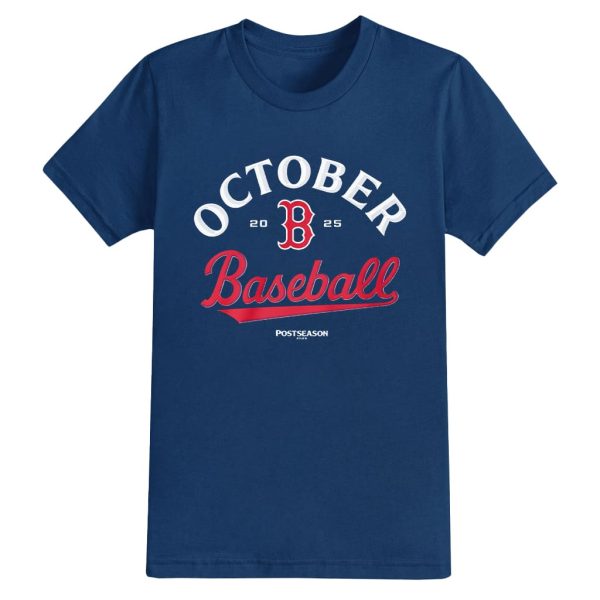 Red Sox October Baseball Shirt 2025 4