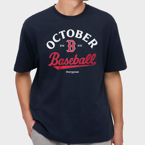 Red Sox October Baseball Shirt 2025 5