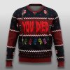 Resident Evil You Died Christmas Ugly Sweater 1