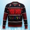 Resident Evil You Died Christmas Ugly Sweater